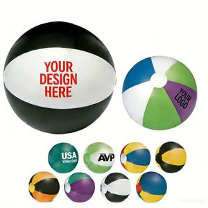 Ballons en plastique bon marché pour PVC, différentes couleurs en vrac, ballons de plage avec logo personnalisé - Product Image 4