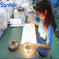 Peralatan Manufaktur Lampu LED Tube Output Tinggi Sanhok, Lini Produksi Otomatis Multi-Tegangan
