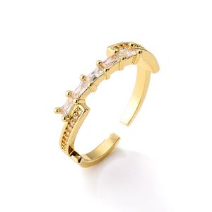 <span class=keywords><strong>Bague</strong></span> en <span class=keywords><strong>or</strong></span> <span class=keywords><strong>18</strong></span> <span class=keywords><strong>carats</strong></span> pour femme, bijoux en zircon cubique, vente en gros, RP5092, Offres Spéciales - Product Image 6