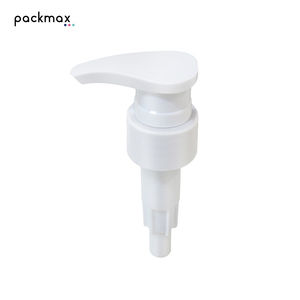 Small flat nozzle, built-in threaded switch, 32-tooth PP lotion pump head for conditioner, shampoo & <b>shower</b> <b>gel</b> - Product Image 1