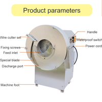 QDMECH Commercial Électrique Alimentaire Déchiquetage Carotte Chou Gingembre Oignon Julienne Tranchage Cutter Machine De Découpe