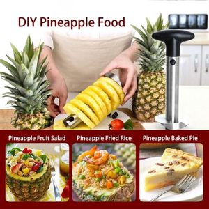 Hot Selling <b>Fruit</b> & <b>Vegetable</b> <b>Tools</b> Pineapple Slicer Peeler Cutter Kitchen Gadget Pineapple Spiral Cutter - Product Image 5