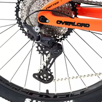 Vélo de montagne tout-terrain à cadre carbone 27,5 pouces, transmission 12 vitesses, en promotion