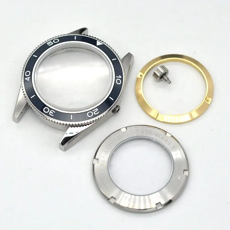 Best Quality Automatic Watch Parts 316L Stainless Steel 41mm Case Fit ETA 2836 Miyota 8205/8515/821a Movement Case Men