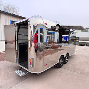 Camion de restauration mobile avec cuisine complète pour la vente de glaces, hot-dogs, plats rapides, barbecue et café - Product Image 1