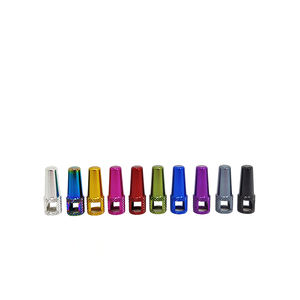 Bike <span class=keywords><strong>Presta</strong></span> Tubeless Valve Cap Cubierta antipolvo con función de extracción de núcleo de válvula Herramienta de extracción Aleación de aluminio - Product Image 6