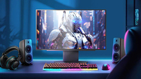 Moniteur de bureau PC L-G 27GX790A-B 26,5 pouces OLED 2K 480Hz QHD 0,03 ms avec écran inclinable et rotatif HDR DP 2.1
