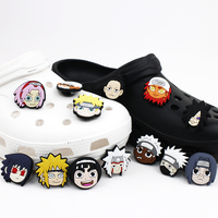 2022 venda quente japonês anime criativo modelagem caráter, atacado, designer, charme, sapatos, acessórios, pvc croc charme