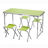 Ensemble de pieds de table pliants en aluminium modernes, durables et réglables pour le camping et les meubles d'extérieur