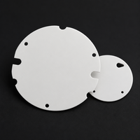 Substrat en céramique d'alumine pour LED, haute résistance à l'usure, 96 % Al2O3, disque de dissipation thermique, perçage laser, rainurage personnalisé