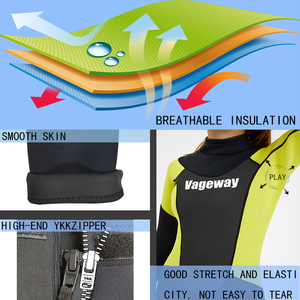 Traje de <span class=keywords><strong>neopreno</strong></span> de una pieza de <span class=keywords><strong>cuerpo</strong></span> completo OEM más vendido, trajes de baño cálidos, trajes de buceo cómodos para mujer - Product Image 5