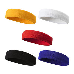 NQ SPORTS alta calidad deportes antideslizante transpirable diadema 100% algodón banda para el sudor para deportes con logotipos personalizados - Product Image 2