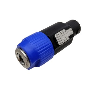 Adaptador profesional de 4 núcleos con conector hembra de 6.5 mm, con hebilla metálica, tipo tarjeta de aviación, para audio, Ohm, conector hembra de 6.5 mm. - Product Image 3
