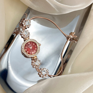 <span class=keywords><strong>Montre</strong></span> bracelet ajustable à tirage explosif C910, cadran numérique, petit cadran, grand diamant, <span class=keywords><strong>montre</strong></span> pour femmes britannique - Product Image 4