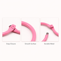 Fournitures de bureau et scolaires : Clips de reliure en métal coloré, anneaux porte-clés, clips pour albums DIY et scrapbooking, pour classeurs, calendriers de bureau et usage de bureau