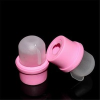 Lot de 10 clips en silicone rose pour retirer le vernis à ongles en gel UV, pour doigts et orteils, outil de manucure, vente chaude