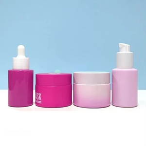 ขวดบรรจุภัณฑ์เครื่องสำอางทรงกระบอกแบนขนาด 30 มล. ขวดแก้วเซรั่มเนื้อฟรอสต์แบบเติมได้สำหรับเซรั่มบำรุงผิวหน้า โลชั่น รองพื้น พร้อมบริการสกรีนโลโก้ - Product Image 1