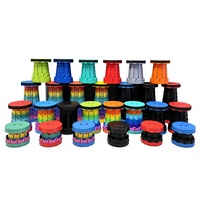 Tabouret pliable télescopique en plastique arc-en-ciel, léger, extensible, portable, pour la pêche, les voyages, le camping en plein air