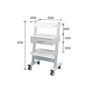 รถเข็นคลินิกทันตกรรม TC พร้อมเครื่องสแกนช่องปากแบบเคลื่อนที่ มีลิ้นชัก รถเข็นทางการแพทย์แบบคอมพิวเตอร์สำหรับใช้งานภายในช่องปาก - Product Image 4