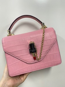 Sac à main en cuir de crocodile pour femme, sac à bandoulière en cuir de crocodile, sac à poignée supérieure en cuir de crocodile - Product Image 1