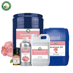 Huile <span class=keywords><strong>de</strong></span> Géranium 100% Naturelle Extrait Végétal Anti-inflammatoire & Antibactérien pour l'Aromathérapie, les Soins <span class=keywords><strong>de</strong></span> la Peau, les Parfums – Vente en Gros OEM - Product Image 1