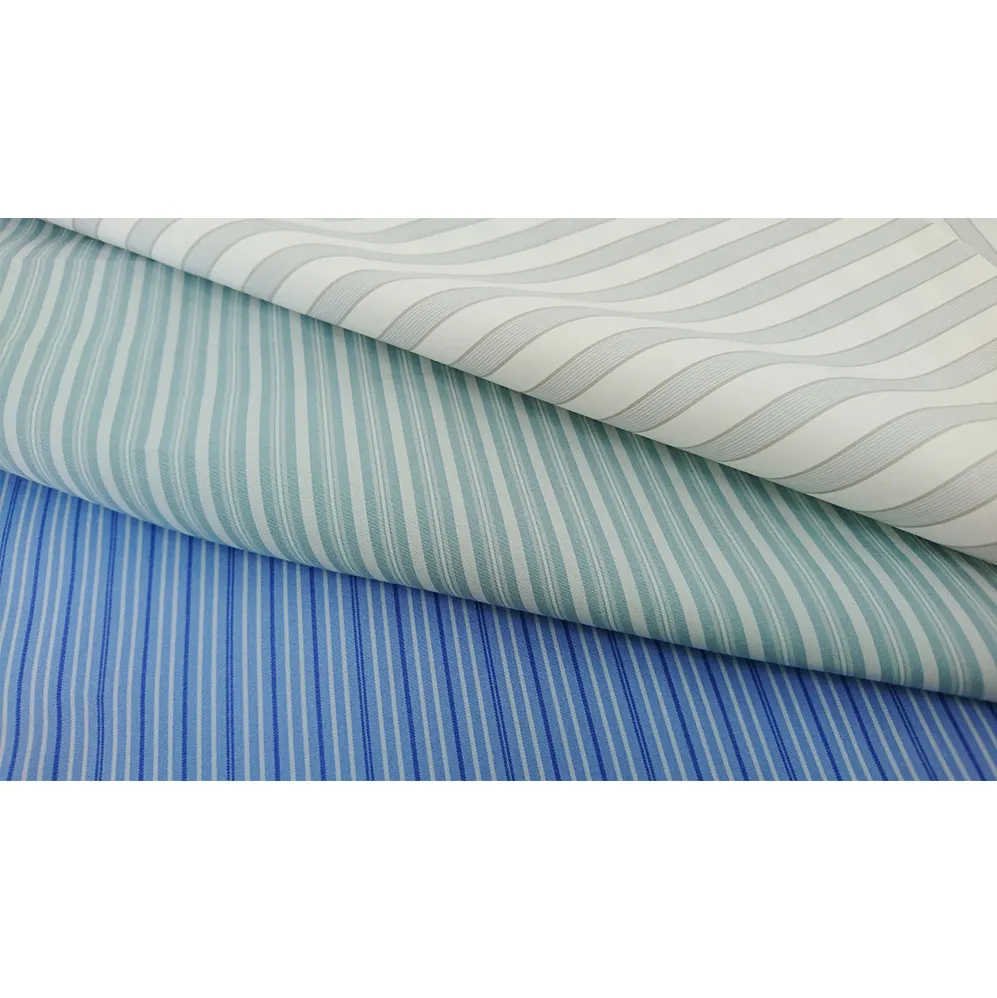 Wholesale Woven 17 Colors Polyester Blue Floral Cotton Fabric For Men