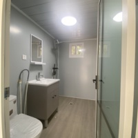 Maison mobile de luxe préfabriquée extensible en conteneur de 40 pieds ou 20 pieds, personnalisable, 2, 3, 4 ou 5 chambres, en acier léger, portable