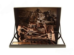 Modèle <span class=keywords><strong>de</strong></span> bulldozer CAT D11T <span class=keywords><strong>de</strong></span> haute qualité, véhicule d'ingénierie, édition limitée plaquée cuivre, 1:50 - Product Image 1