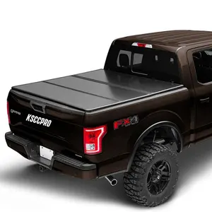 KSCAUTO Hard Tri Fold Truck Bed Tonneau Cover pour Chevy Silverado 1500 2500 3500 2007-2023