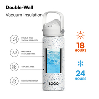 Hong Ling Bouteille d'eau isolée en acier inoxydable personnalisable Themoral Cup Double paroi Flacon à vide Bouteille d'eau avec couvercles