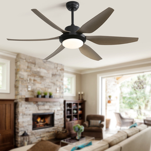 Ventilador de Techo Inteligente Grande de 54 Pulgadas con Lámpara, Ventilador de Techo Moderno con Luz y Control Remoto - Product Image 1