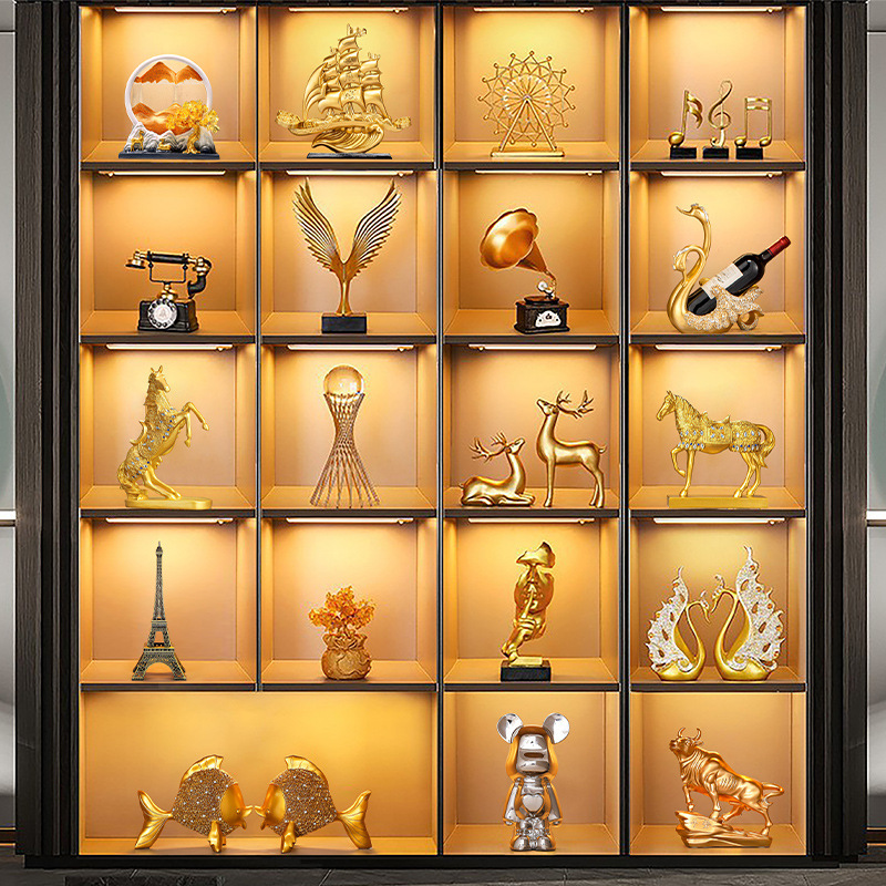 K&B European Gold Interior Decoration Home Decorative Ornament Luxury Gold Ceramic Home Decoration · image 1