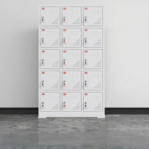 Thép nội thất văn phòng 15-cửa thiết kế hiện đại điện thoại di động sạc Locker nhà máy hội thảo công cụ sạc tủ an toàn tiền gửi hộp kim loại nộp hồ sơ thép - Product Image 1