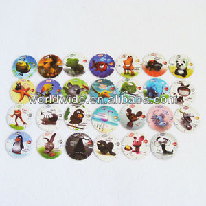 Tarjeta de juego PP, regalo promocional, Tazo de plástico DIY para niños con diseño de comida de serpiente - Product Image 5