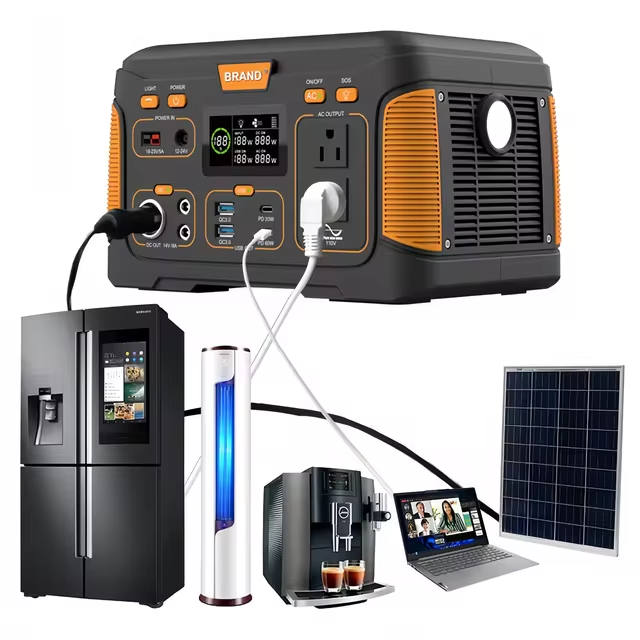 3000W-10000W Portable Power Station for Home and Camping, Supports Solar Charging, Specially Designed for Camping