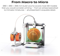 Imprimante 3D intelligente à double extrudeur haute vitesse 500 mm/s FDM PLA pour usage en laboratoire, garantie 1 an pour le prototypage industriel
