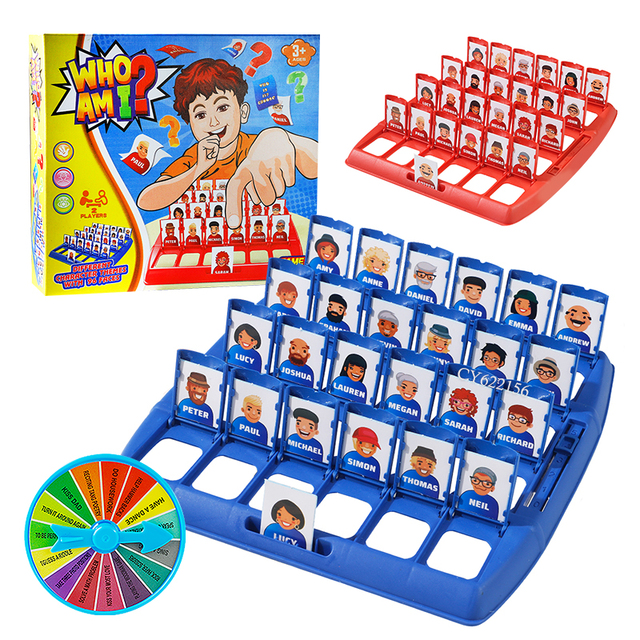 Interactive Game for Parent-Child Guess Who Am I Kids Board Games Punishment Plate 96PCS Character Cards