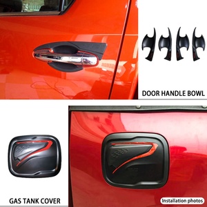 Juego Completo de Accesorios para Carrocería en Cromo Negro Mate, Cubierta de Tanque de Gasolina, Cubierta de Luces Delanteras y Traseras para Toyota Hilux Revo - Product Image 3