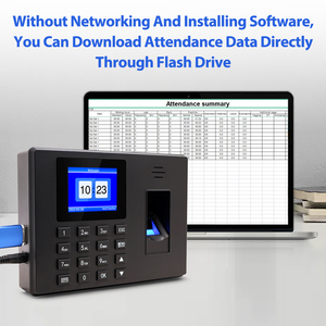 Máy Chấm Công Vân Tay Sinh Trắc Học 2.4Inch USB Kiểm Tra Tại Văn Phòng Hệ Thống Realand Đồng Hồ Thời Gian Phần Mềm Miễn Phí - Product Image 5