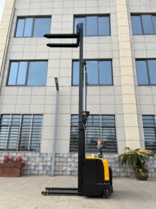 Apilador Eléctrico de Triple Mástil con Plataforma, Vista Amplia de 2000kg, 4000, <span class=keywords><strong>5000</strong></span>, 6000mm de Ancho, 24V210A, con Dirección Eléctrica y Certificación CE - Product Image 1