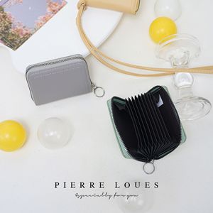 Solid Color Zipper Card Holder Small Size Ultralight Coin Purse Combo Everyday Outfits Macaron Colors Spring 2026 - Product Image 4