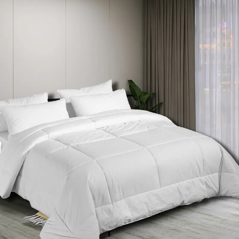 Wholesale 5 Star Hotel Bedding Comforter Quilt White Feather Duvet Warm Bedding set