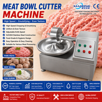 Coupe-aliments industriel en acier inoxydable, mélangeur 20L, 3 ou 6 lames courbes pour viande, légumes et poisson