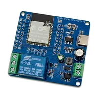 Modul Relay 30A Empat Kanal Bertenaga DC 5-60V ESP32E Wi-Fi, Papan Pengembangan Linux USB untuk Pengembangan Sekunder