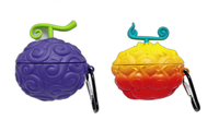 Luffy diable fruits étui pour écouteurs pour Airpo Pro Anime dessin animé Silicone étui pour écouteurs Bluetooth écouteurs couverture pour Airpo Pro2 Pro3