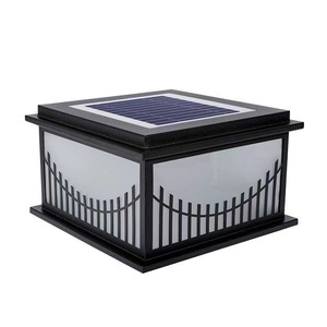 โคมไฟเสาไฟฟ้าสำหรับสวนสไตล์ยุโรป IP65ความสว่างสูงโคมไฟ LED กันน้ำ E27ประตูไฟฟ้า - Product Image 5