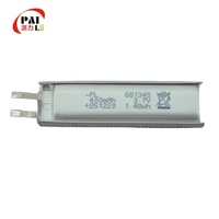 Batterie semi-solide rechargeable 3,7 V 400 mAh 681345 1,48 Wh avec prise filaire pour mini-caméra, appareil Bluetooth, lumière LED, cathode LiCoO2
