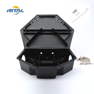 Ventas calientes Caja de rata Caja de cebo venenoso Interior de plástico Roedor Rata y ratón Estación de cebo Casa Ratón <span class=keywords><strong>Rap</strong></span> <span class=keywords><strong>Trap</strong></span> Caja para control de plagas - Product Image 1