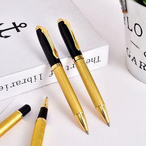 Stylo bille métallique professionnel à mécanisme rotatif 1,0 mm, personnalisable avec logo, cadeau, noir, séchage rapide, impression UV, stylo de signature - Product Image 1
