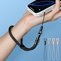 Petit cordon accessoire téléphone portable Design mignon Anti-perte poignet cou lanière courte corde fine bandoulière connexion accessoire à créer soi-même